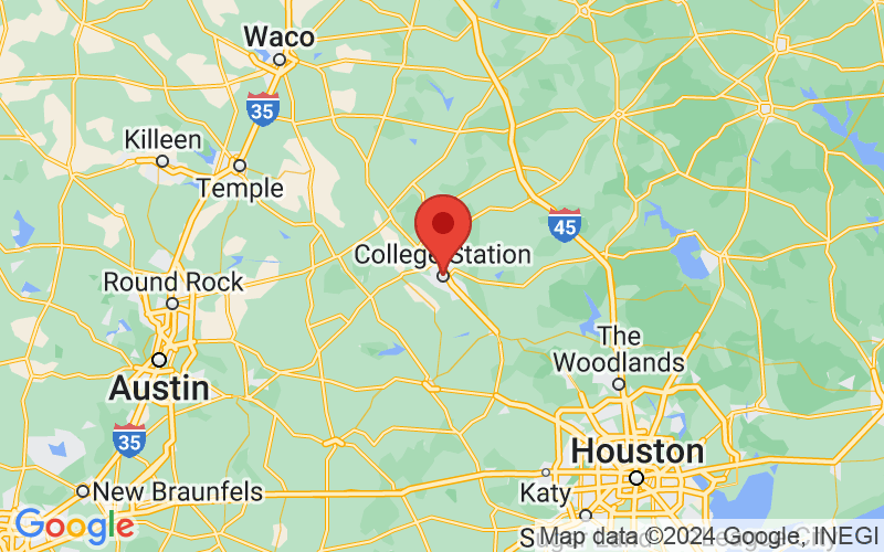Map of College Station, Texas